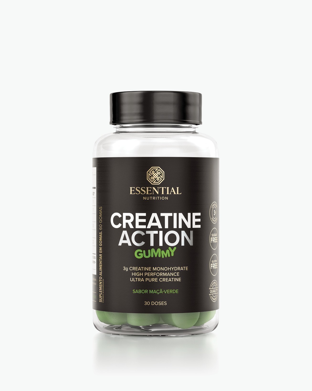 Creatine Action Gummy Maçã-verde